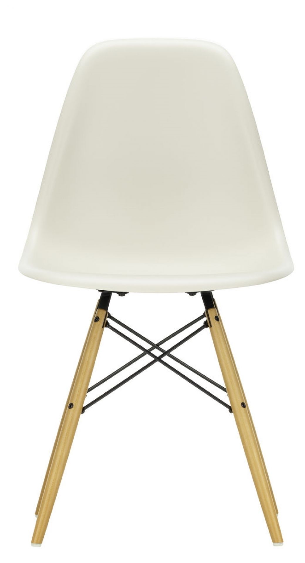 Eames Plastic Side Chair DSW Chaise Vitra Érable jaunâtre - Caillou