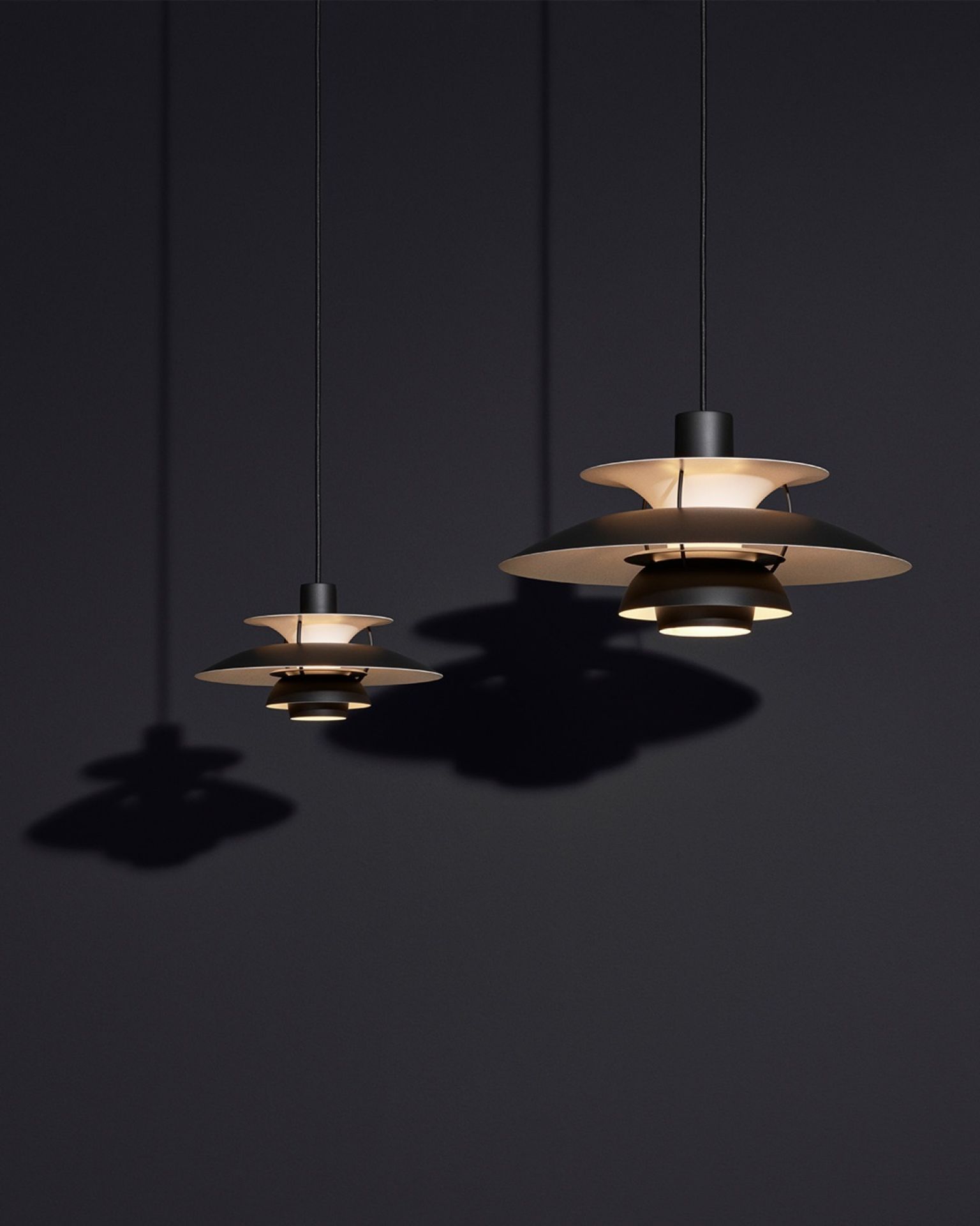 PH 5 Mini Monochrome Lampe suspension Louis Poulsen