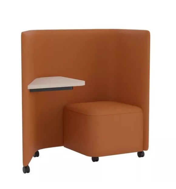 In Out Office BU2268 Panel Lounge chaise avec bureau Andreu World