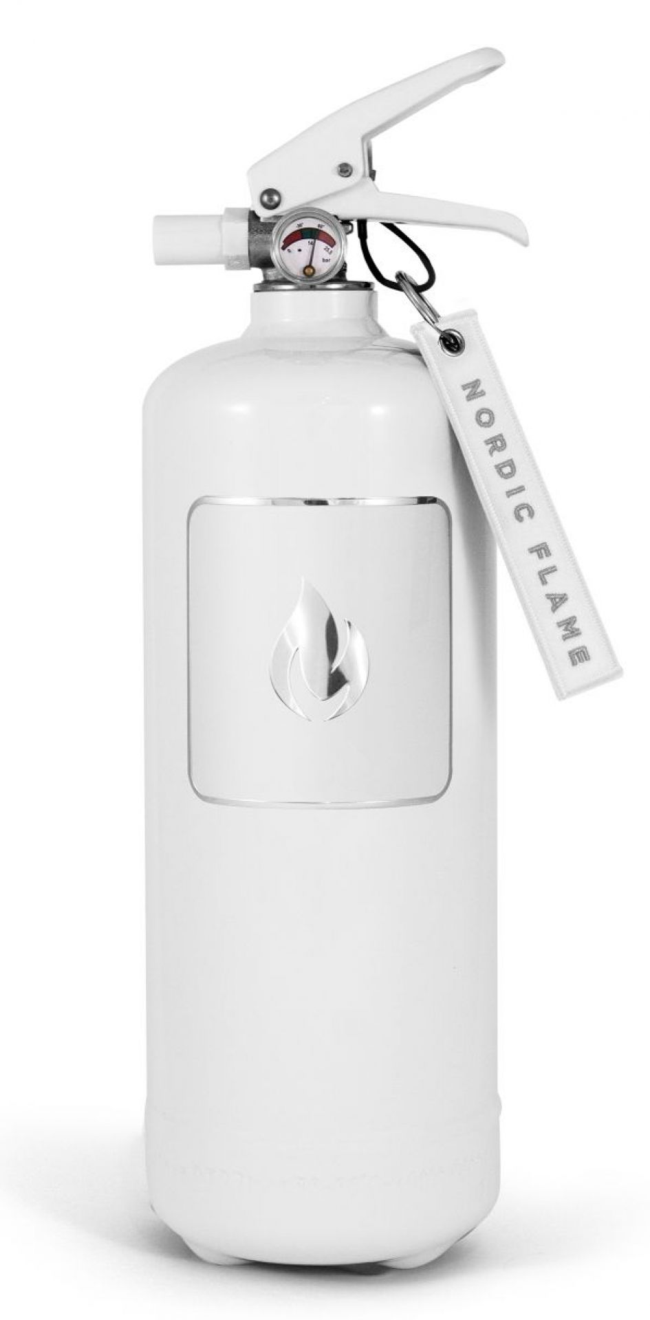 Extincteur Classic 2 Kg blanc - emblème blanc Nordic Flame OFFRE SPECIALE