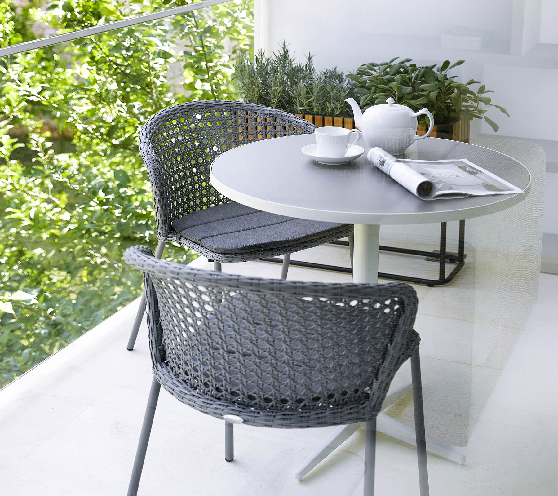 Lean Chaise French Wave Cane-Line