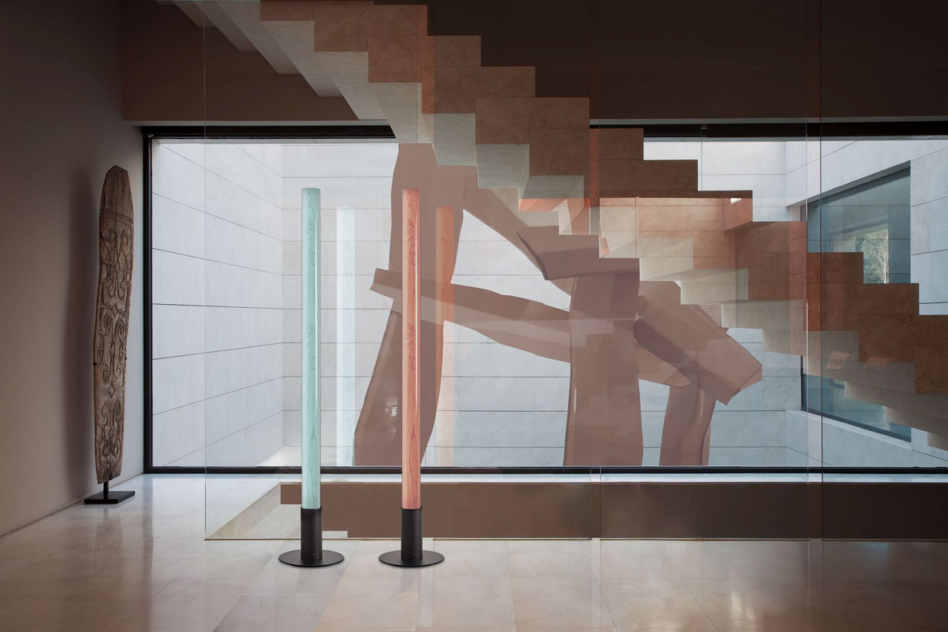 Estela Lampadaire Hêtre LZF Lamps