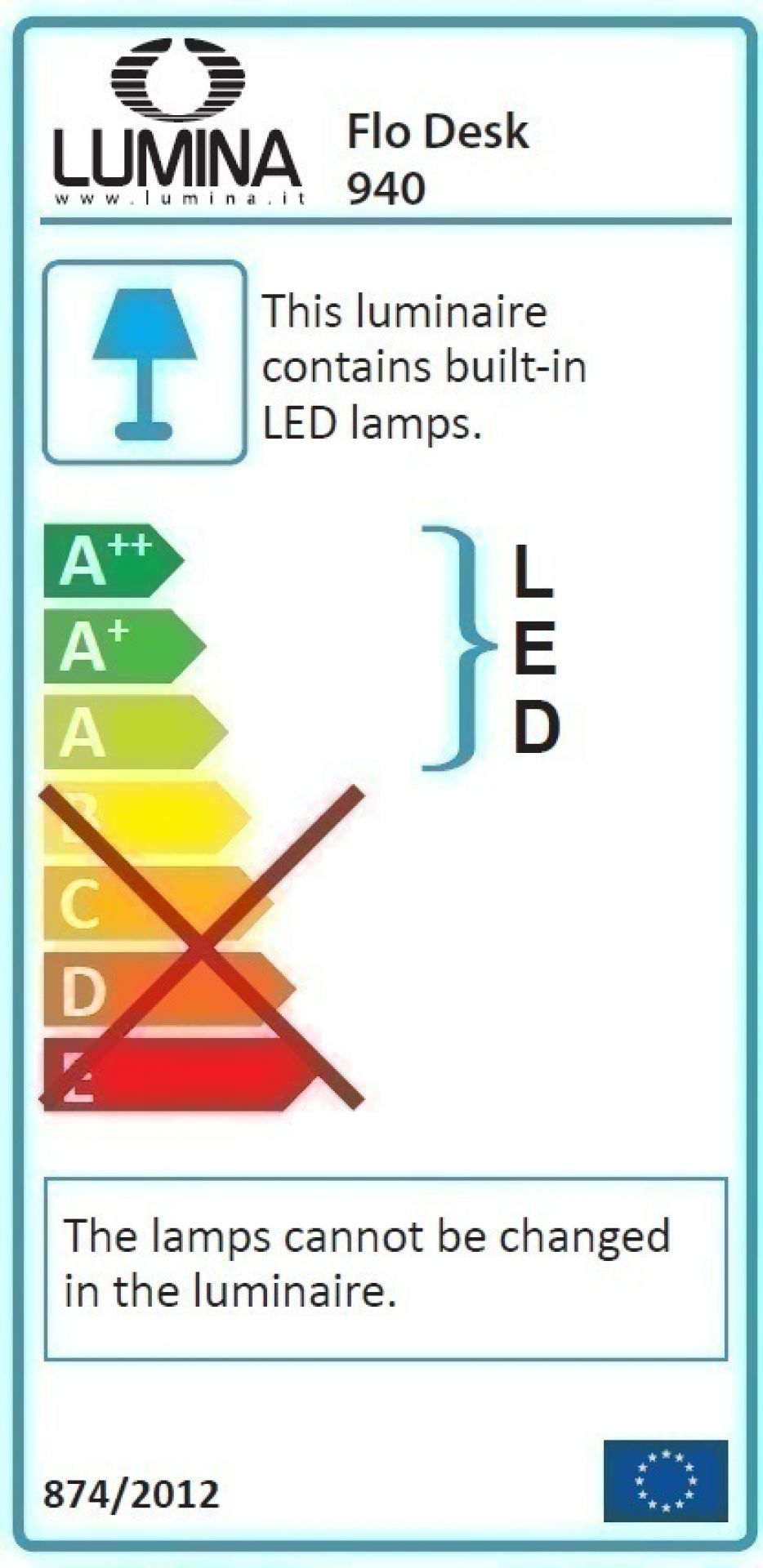 Flo Desk lampe de table Lumina
