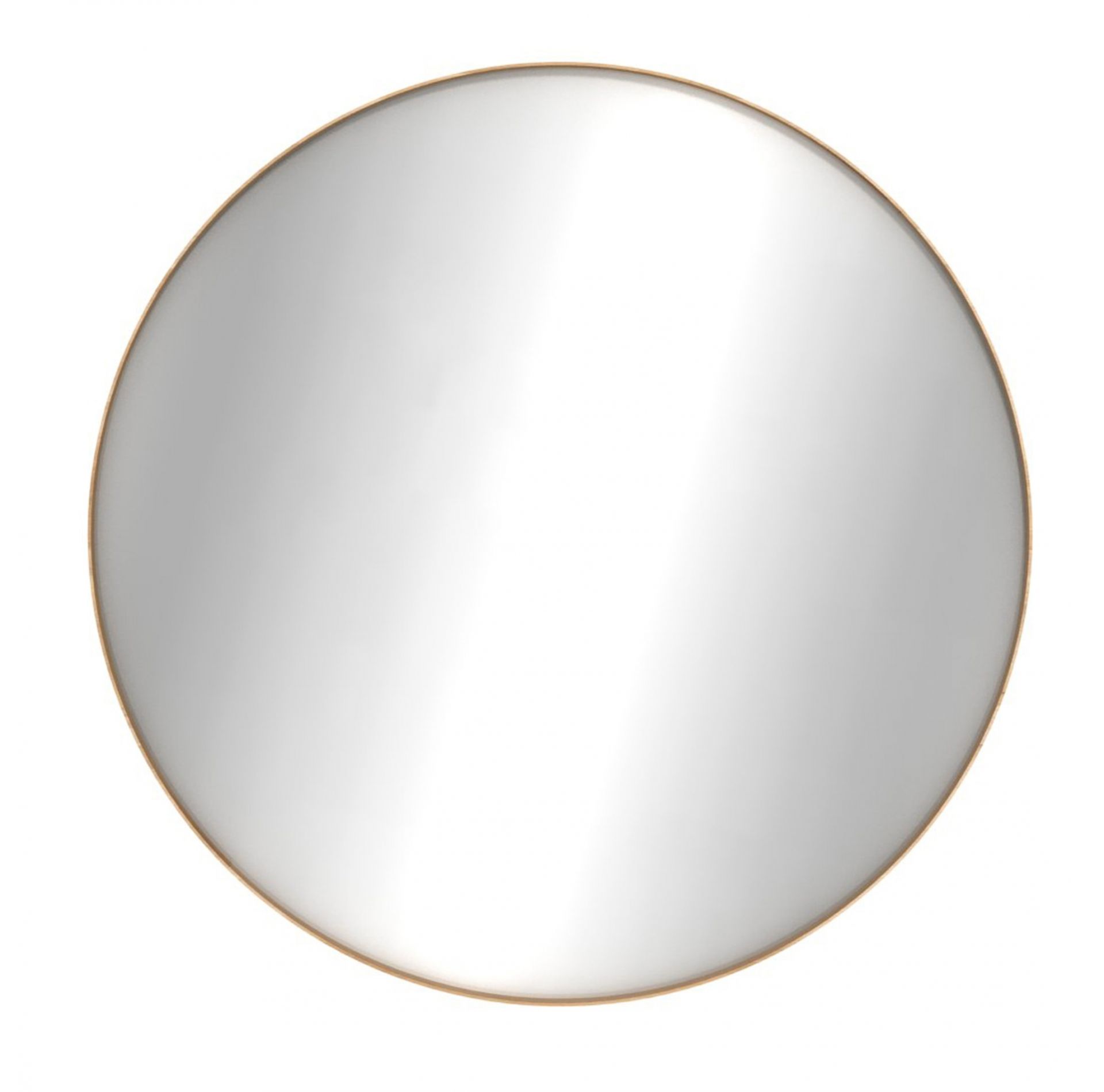 Layers Miroir rond en chêne Ethnicraft