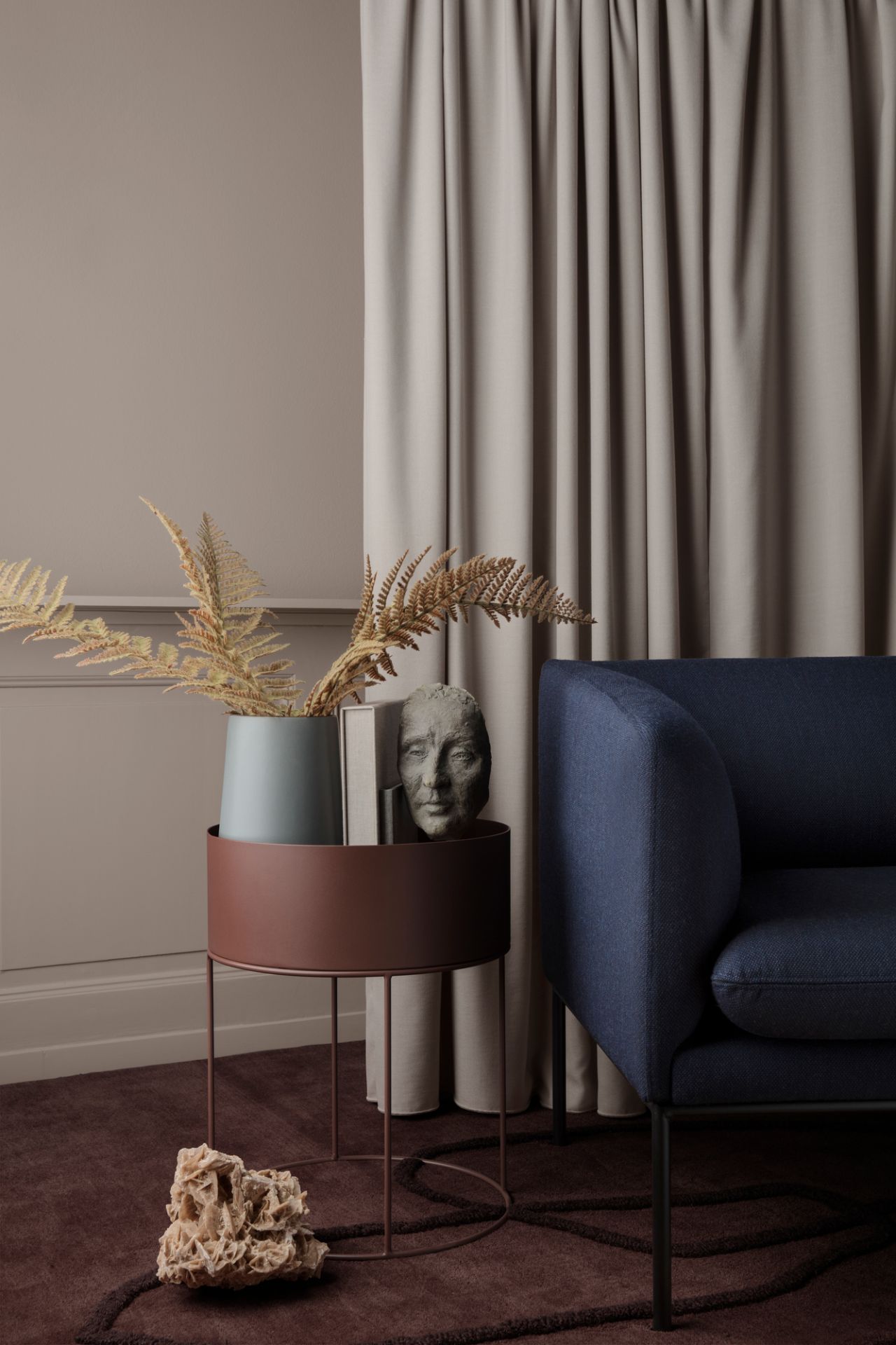 Plant Box ronde Ferm Living OFFRE SPECIALE