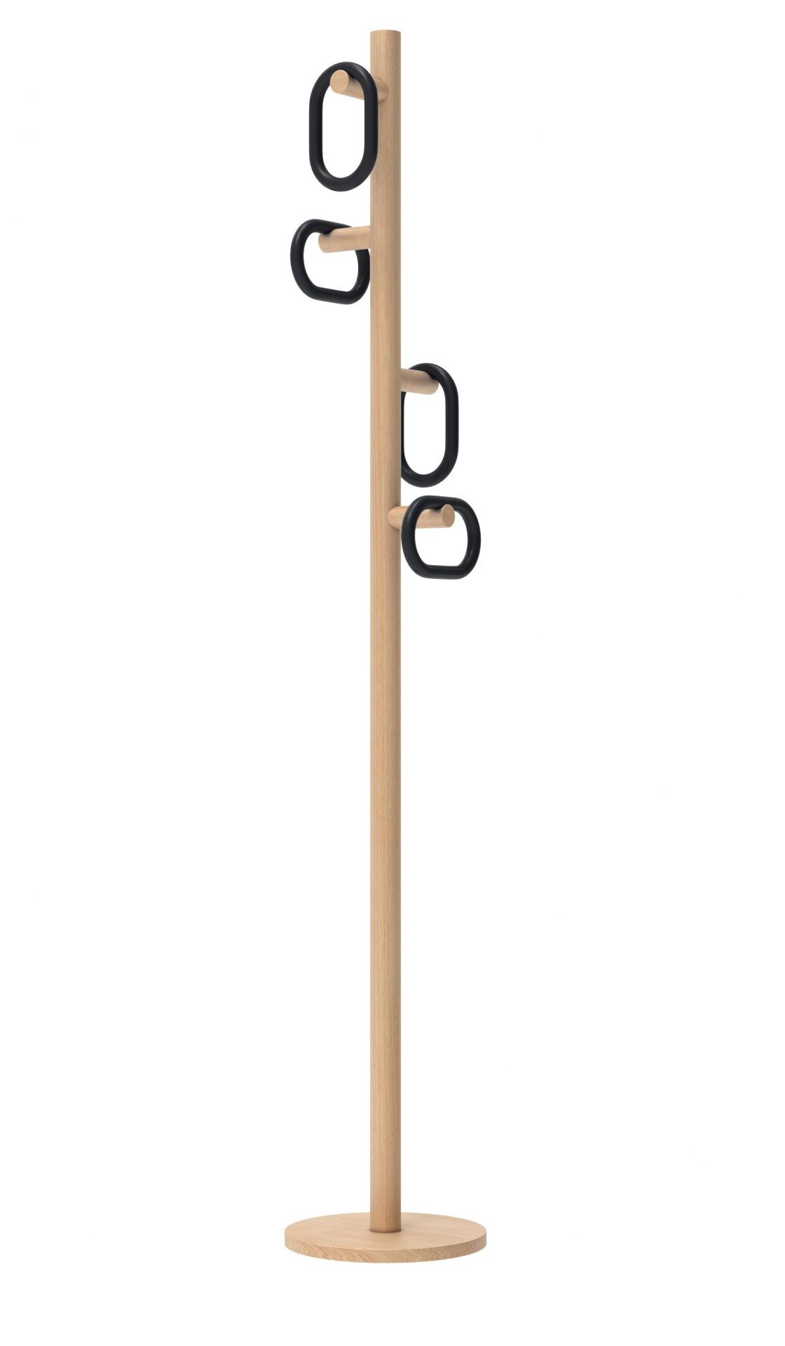Fernand Coat Stand Porte-manteau Hartô Chêne / Noir