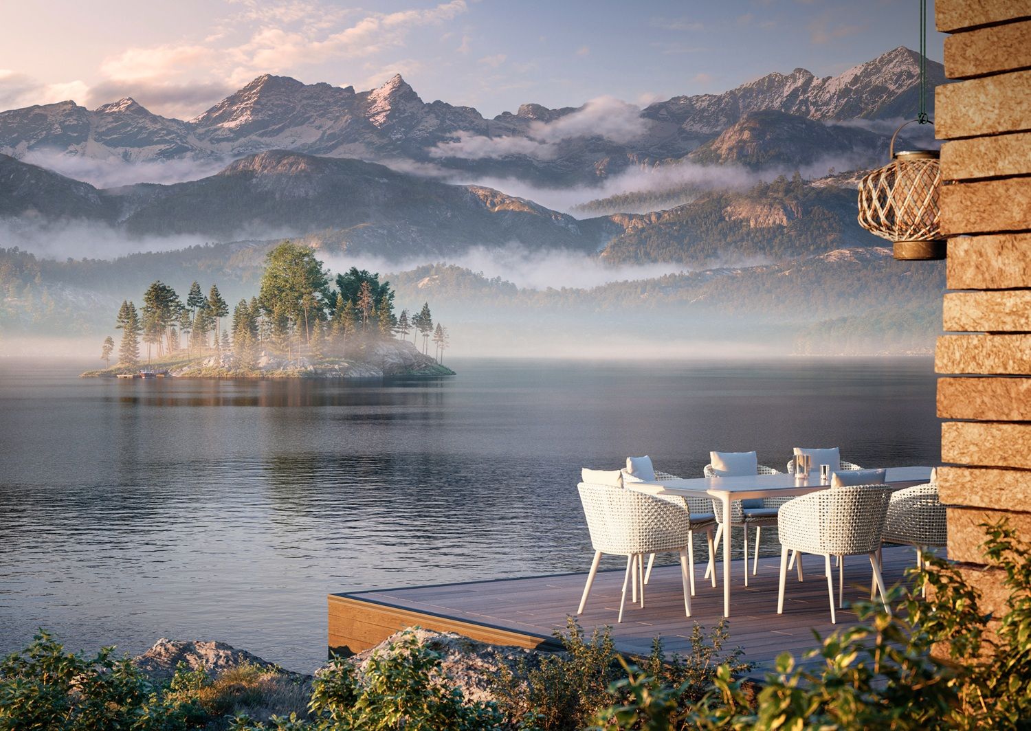 Bellmonde Outdoor Table à manger Dedon