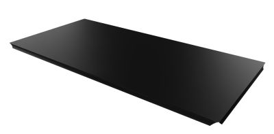 USM Haller métalliques élément de garniture de pièces de rechange noir 75 x 35 cm