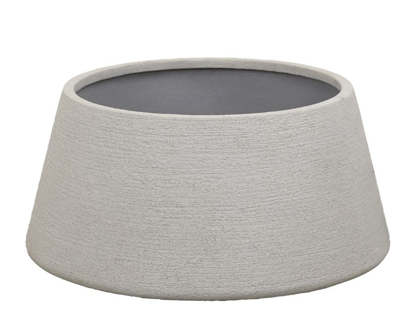 Jardinière trapézoïdale en terre cuite, petite jardinière d'extérieur en canne