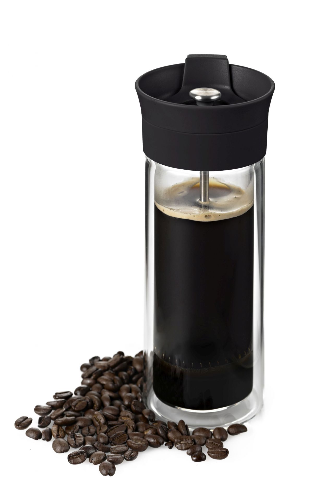 Tasse à café French-Press à double paroi verre thermique AdHoc OFFRE SPECIALE
