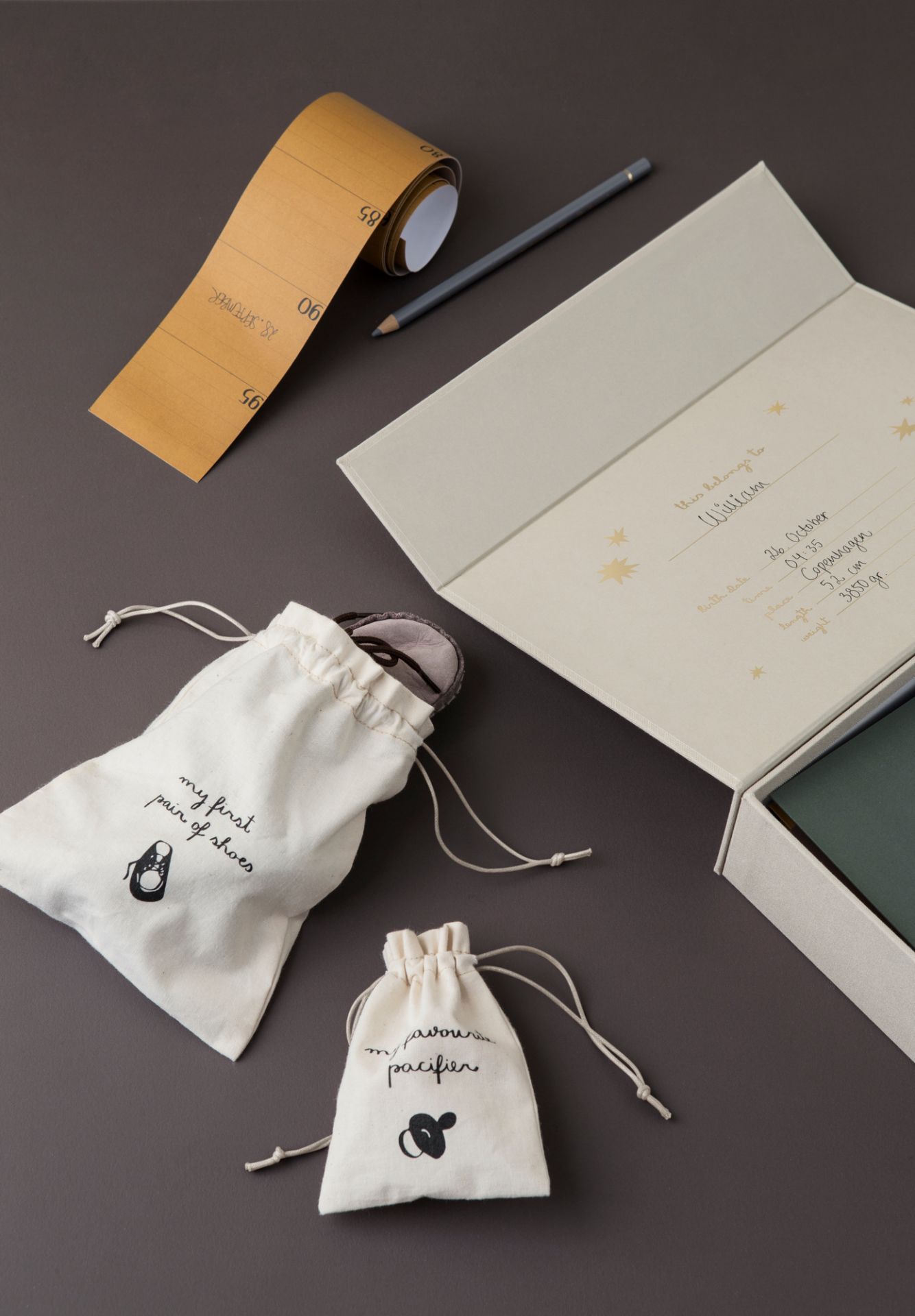 "The Beginning of my life" boîte à souvenirs Ferm Living