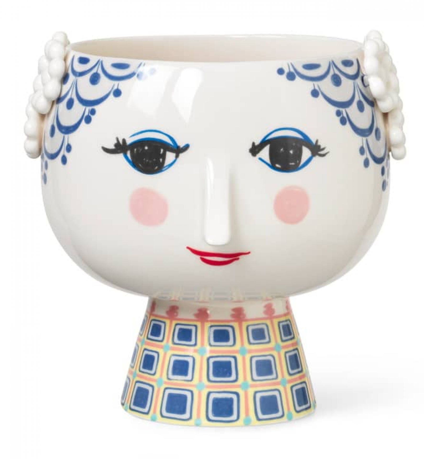 Eva Pot de fleurs 21 cm Bleu Bjorn Wiinblad