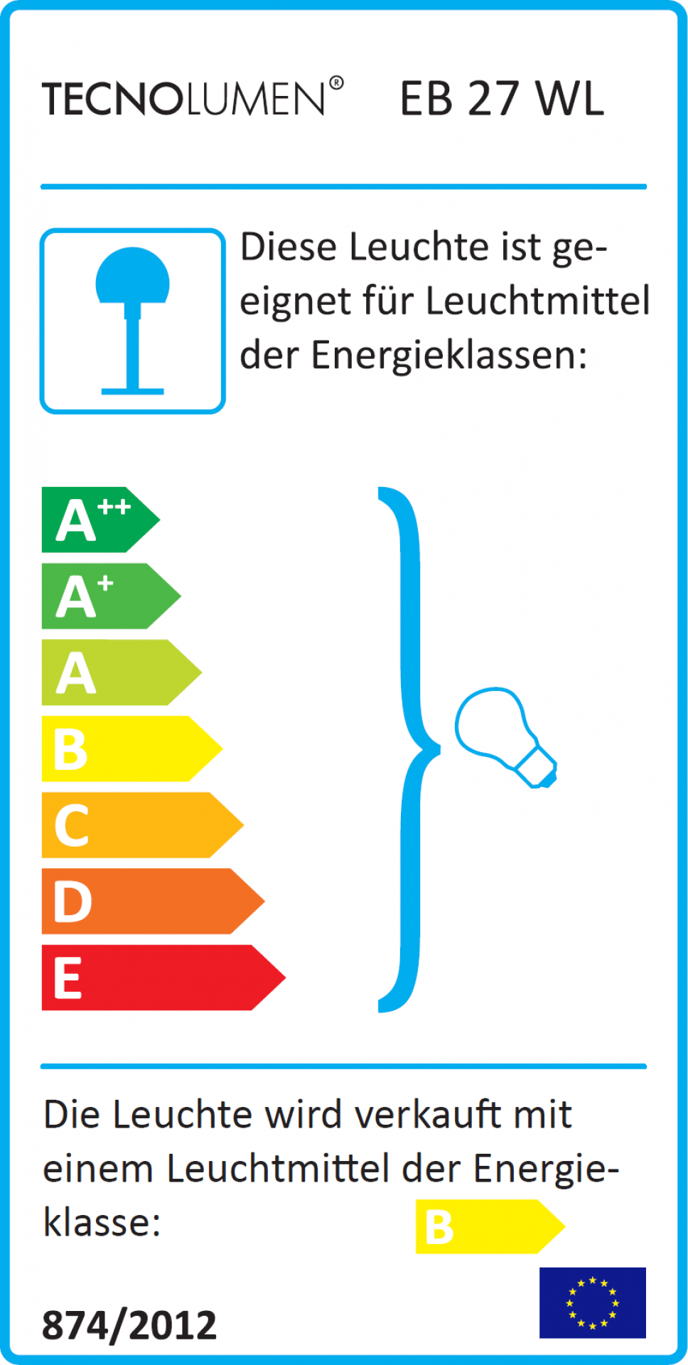 EB 27 WL Applique Tecnolumen