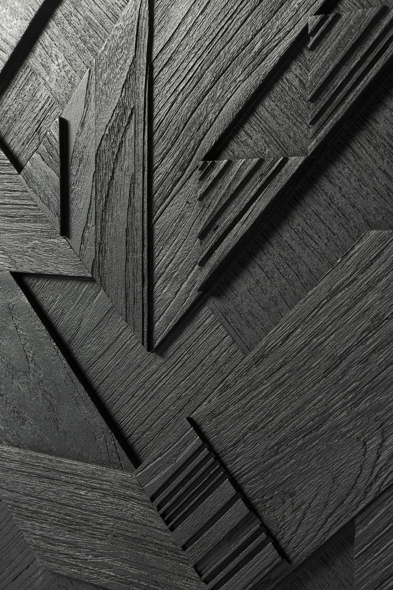 Graphic Buffet en teck noir Ethnicraft