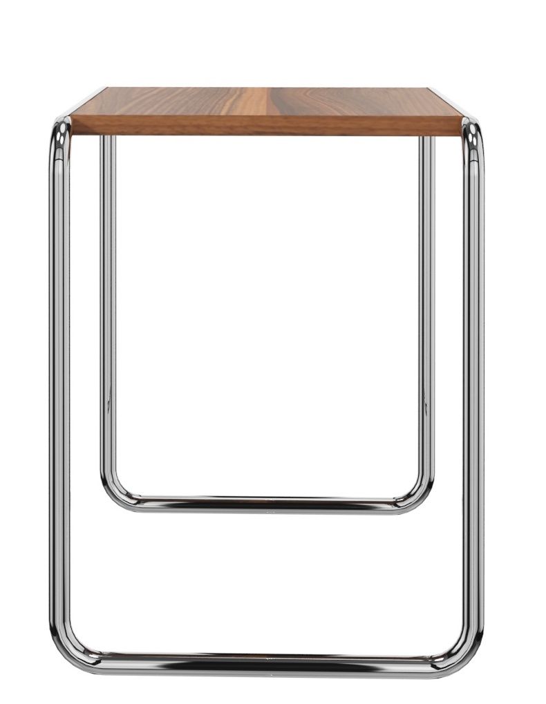 B 9 b Table d'appoint NOISET MASSIF HUILE / CHROME Thonet OFFRE SPECIALE