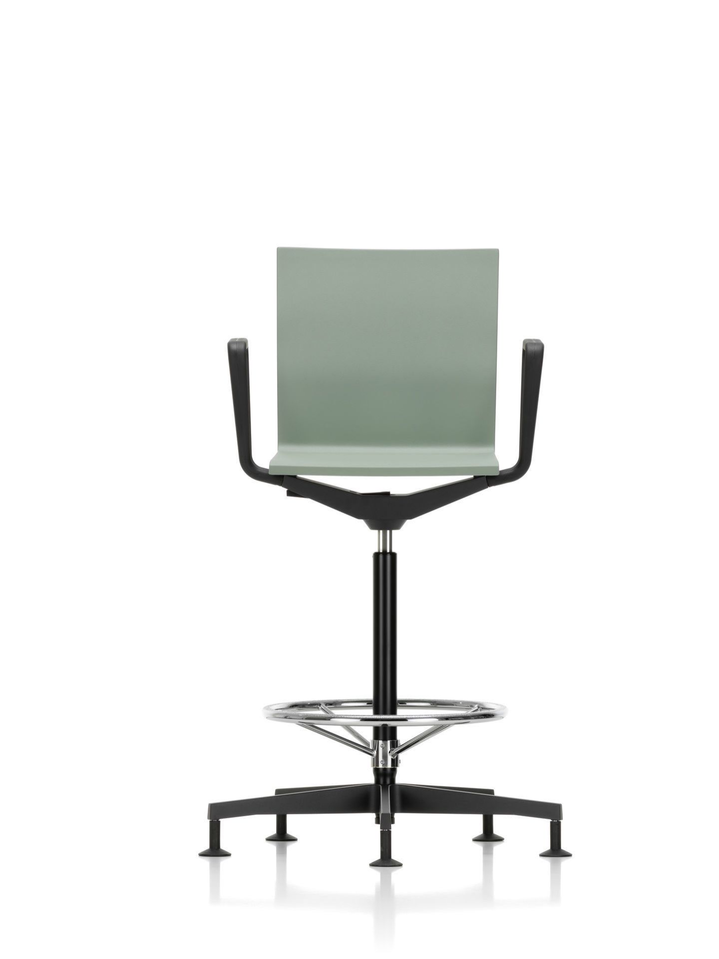 .04 Chaise de comptoir Chaise Visiteur avec Accoudoirs Vitra