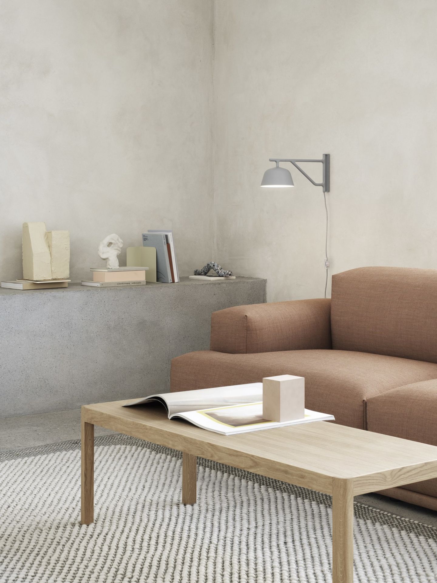 Ambit Wall Lamp Applique murale Muuto Gris