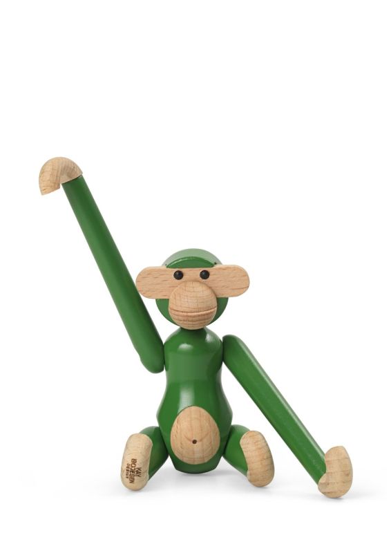 Singe Mini coloré Kay Bojesen Vert Vintage