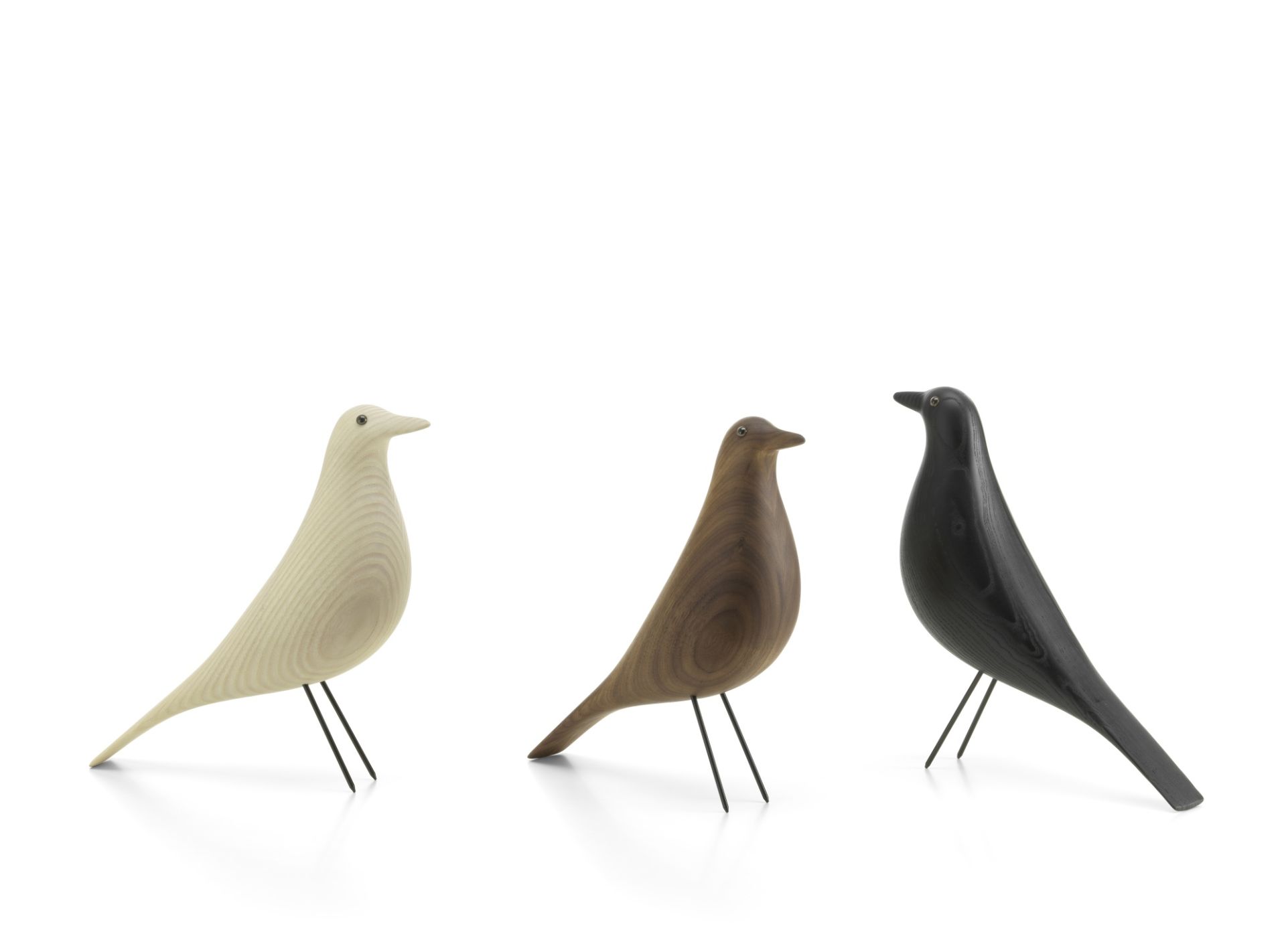 Eames House Bird sculpture frêne noir Vitra NOUVELLE VERSION