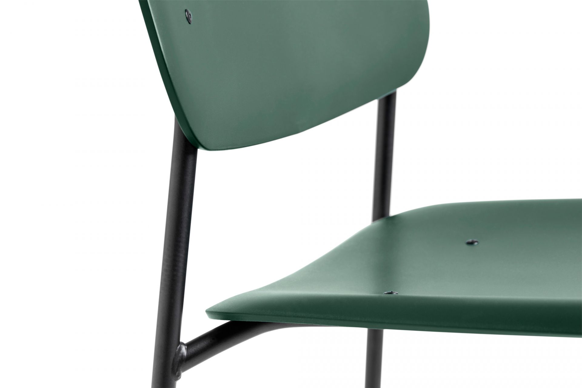 Soft Edge Chaise 45 Noir - Hunter Hay