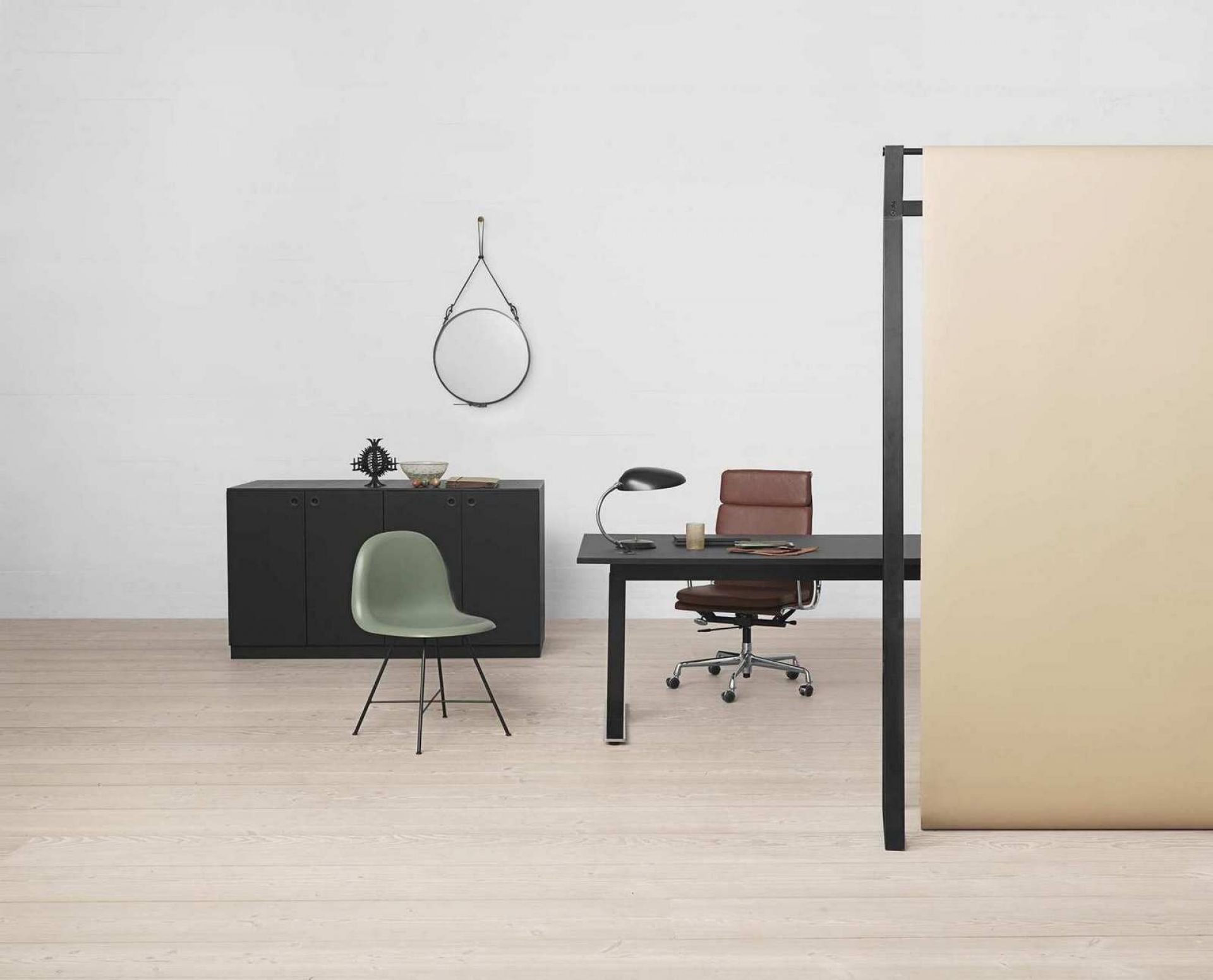 Adnet Circular Miroir Mural Brund Ø 45 cm Gubi