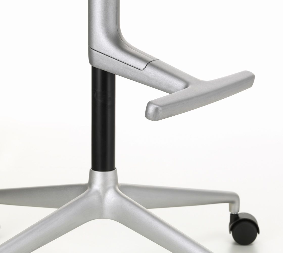 Fauteuil pivotant Mynt High assise et dossier en plastique Vitra