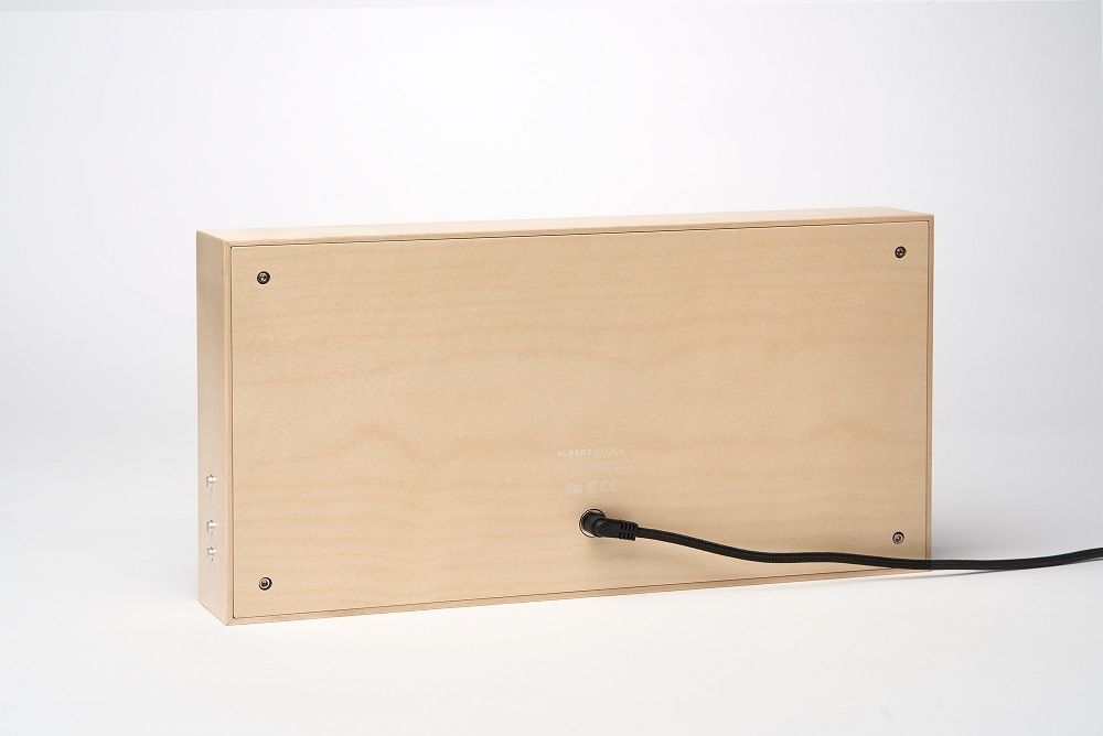 Digital clock LED Horloge numérique / Horloge de table Albert Clock bois d'érable