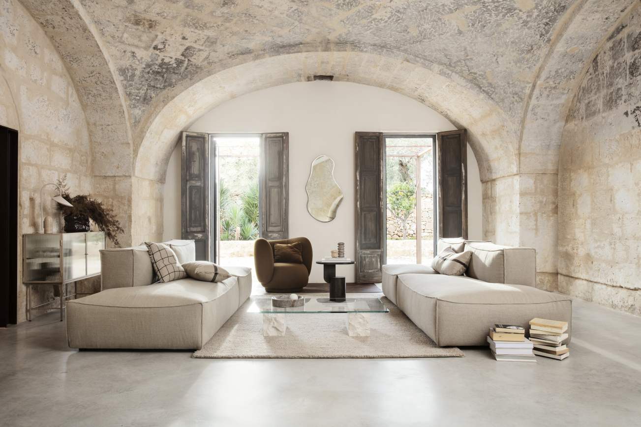 Mineral Coffee Table - Bianco Curia Table basse Ferm Living
