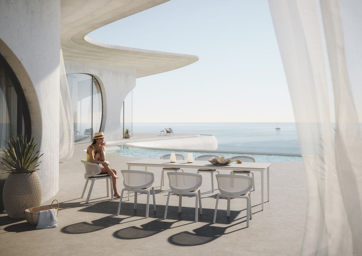 Bellmonde Outdoor Table à manger Dedon