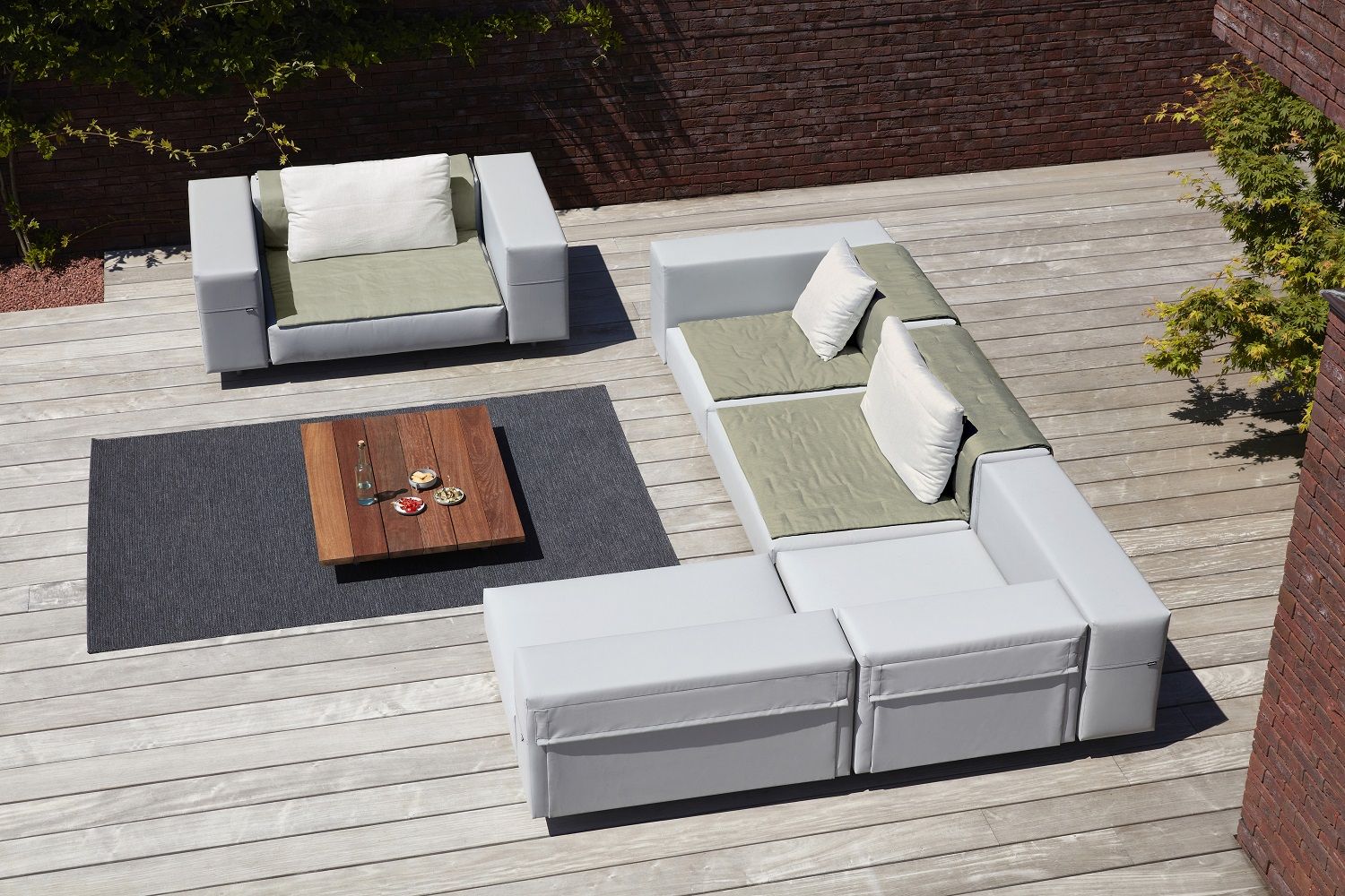 Walrus Outdoor Club chair Fauteuil / Canapé deux places Extremis