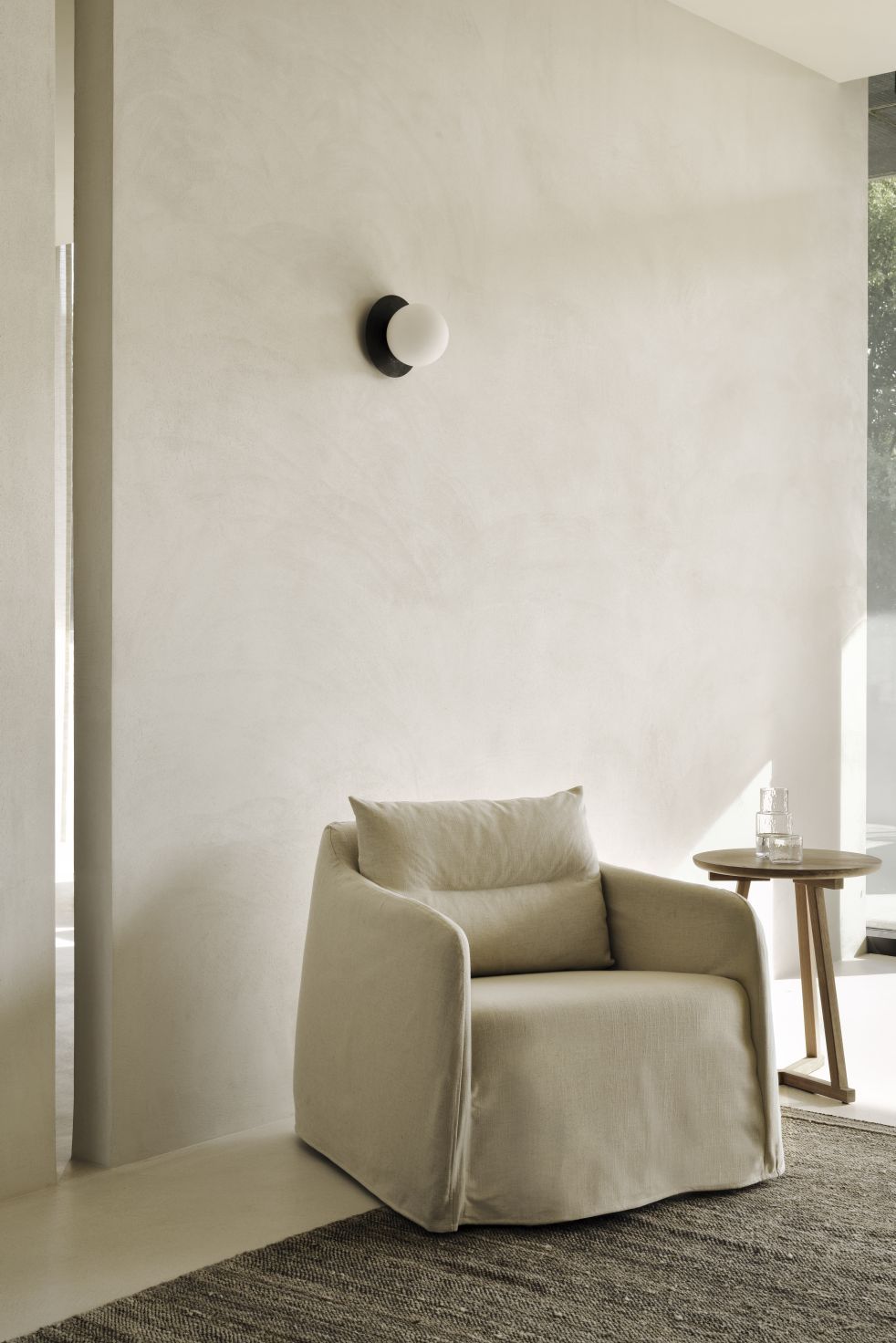 Weave Fauteuil lounge Bone Ethnicraft