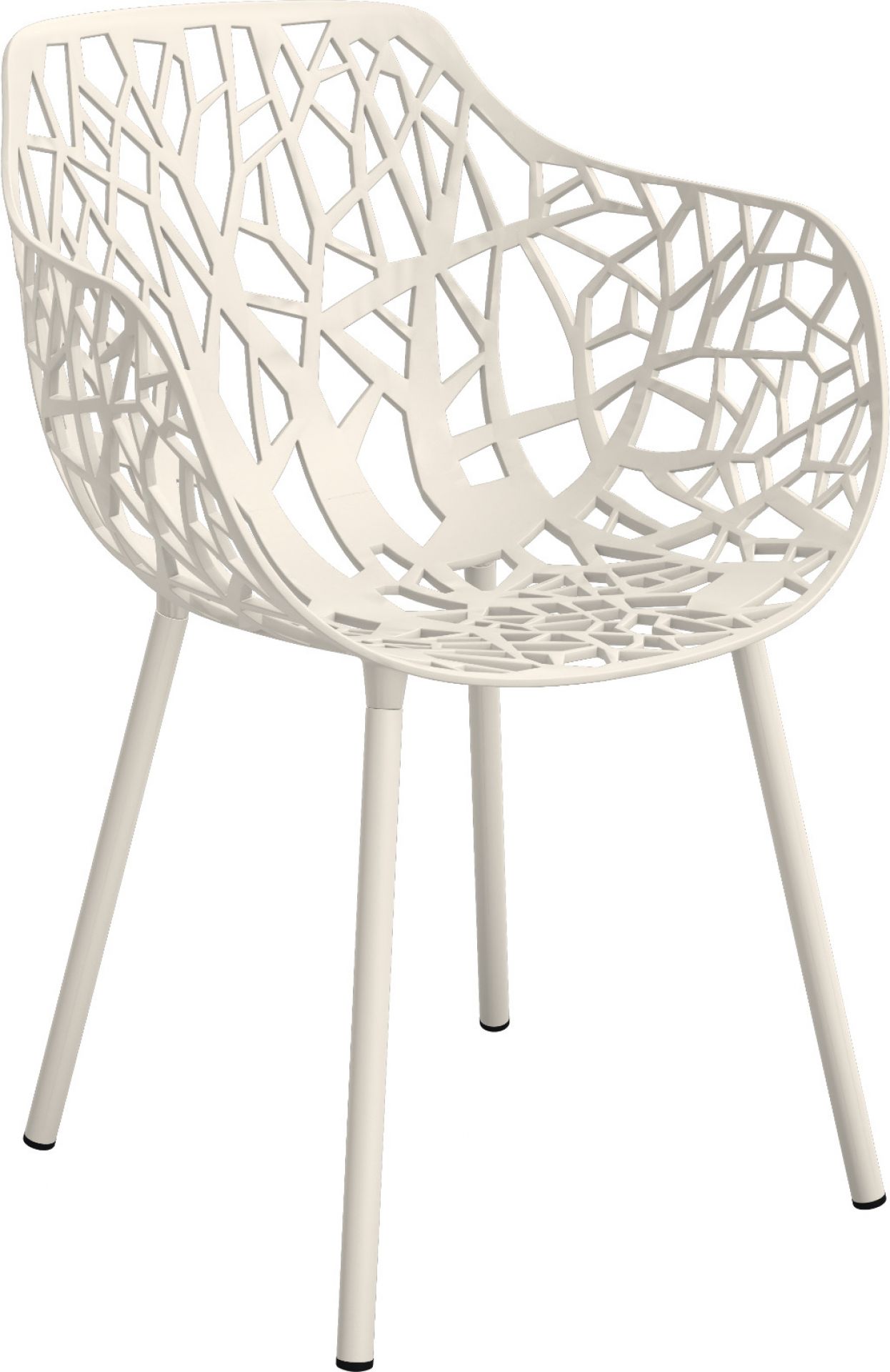Forest Outdoor Fauteuil Fast blanc crème