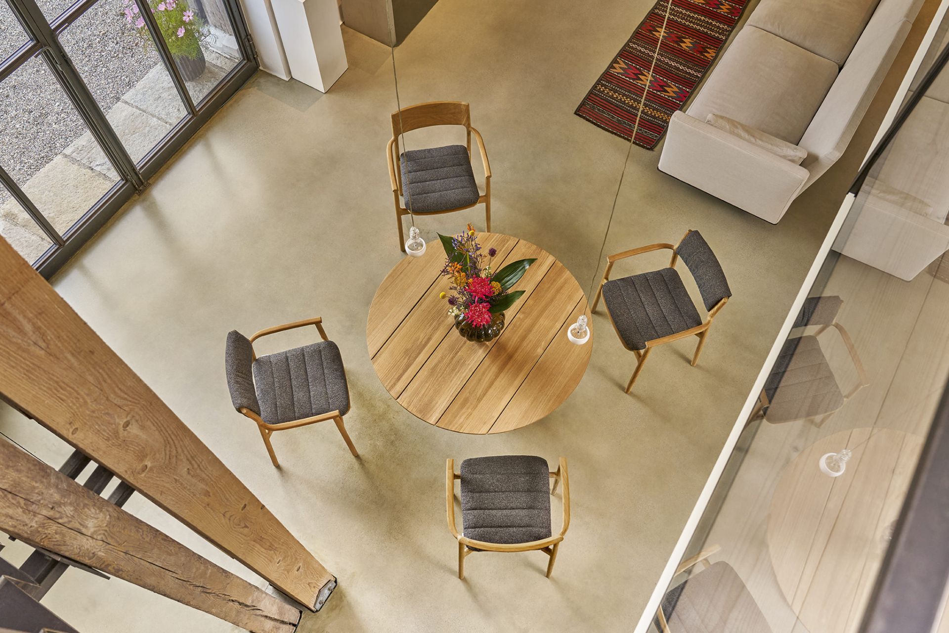 Teva Table ronde / Table de salle à manger Weishäupl