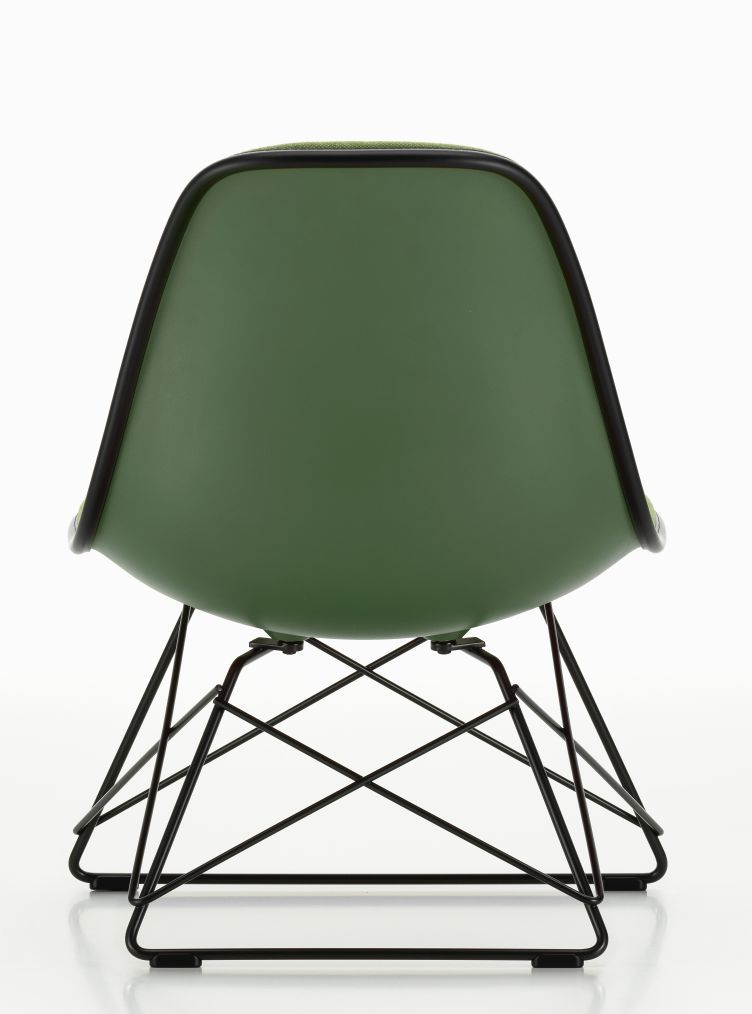 Eames Plastic Side Chair LSR Chaise Entièrement Rembourrée Vitra