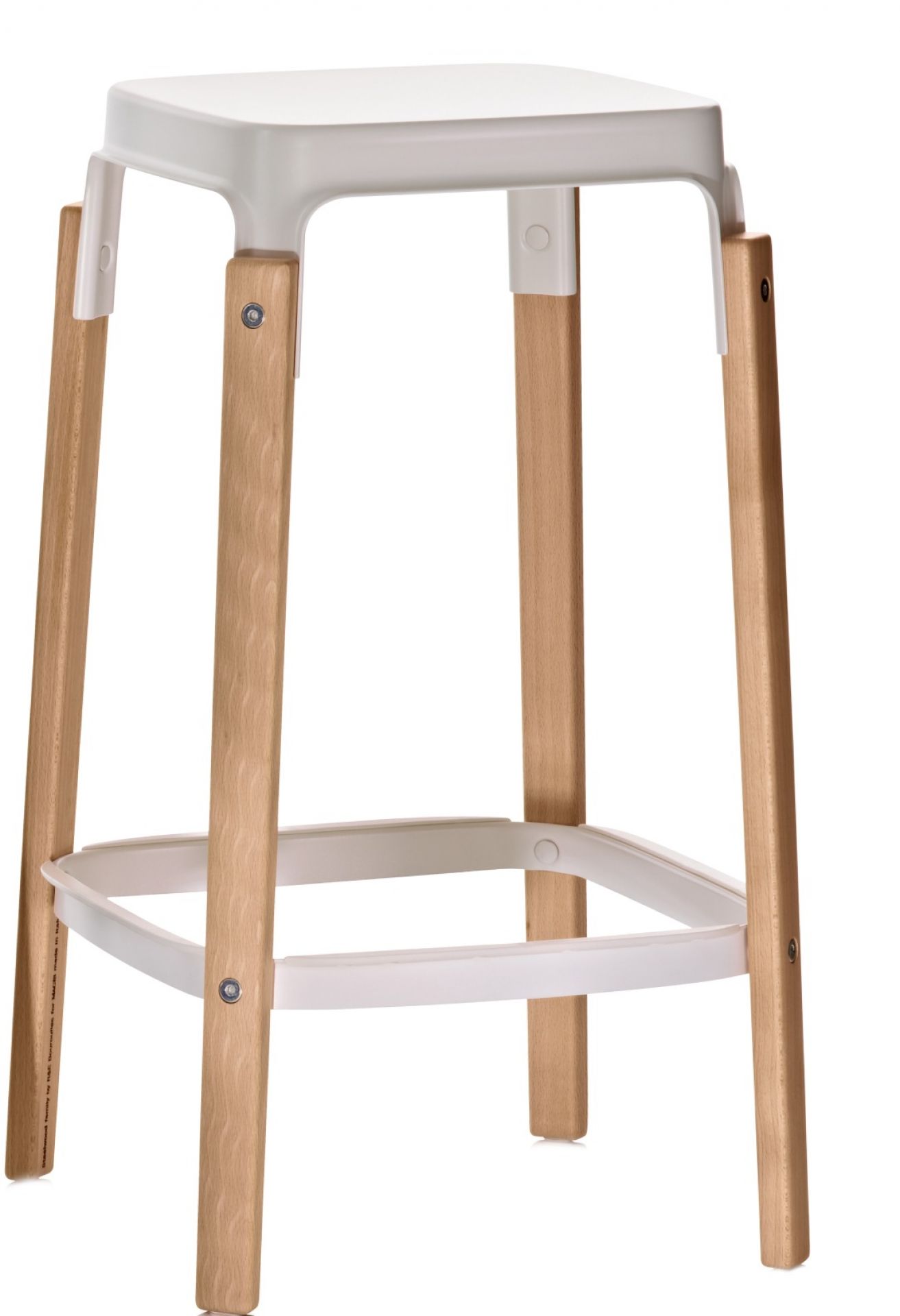 Steelwood Stool Tabouret H 68 cm Magis