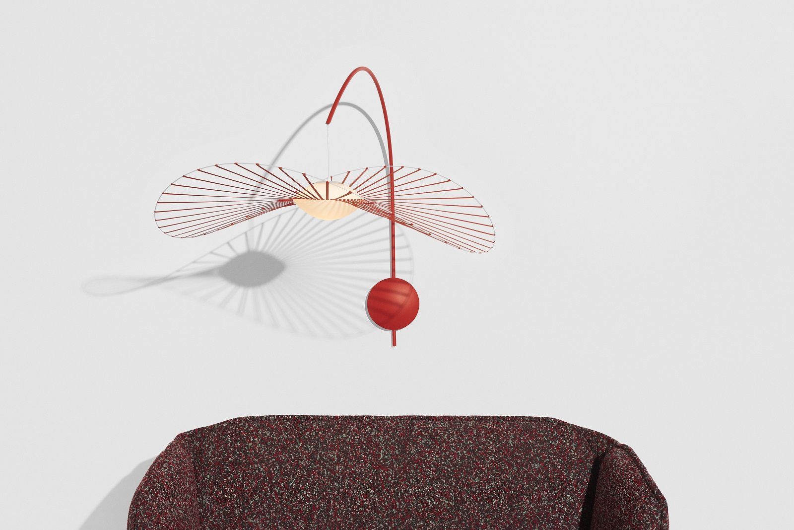 Vertigo Nova Wall lamp Applique murale Vermillion Petite Friture