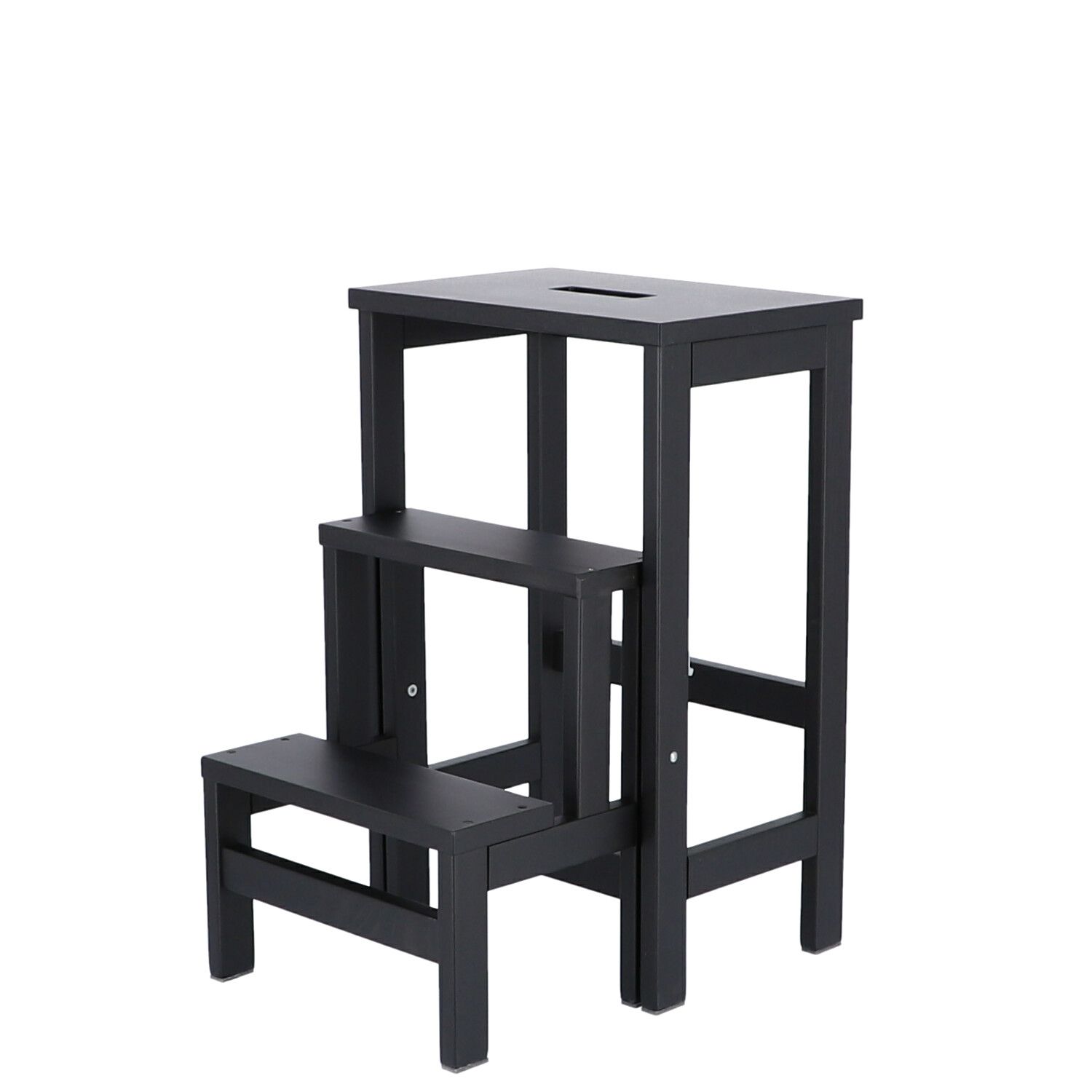 Soho Escabeau pour tabouret noir Jan Kurtz