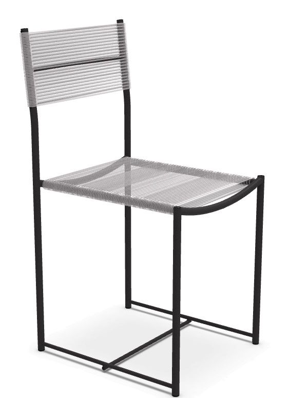 Spaghetti Chair 101 chaise SCHWAZ / PVC TRANSLUCENT COULEURS Alias OFFRE SPECIALE