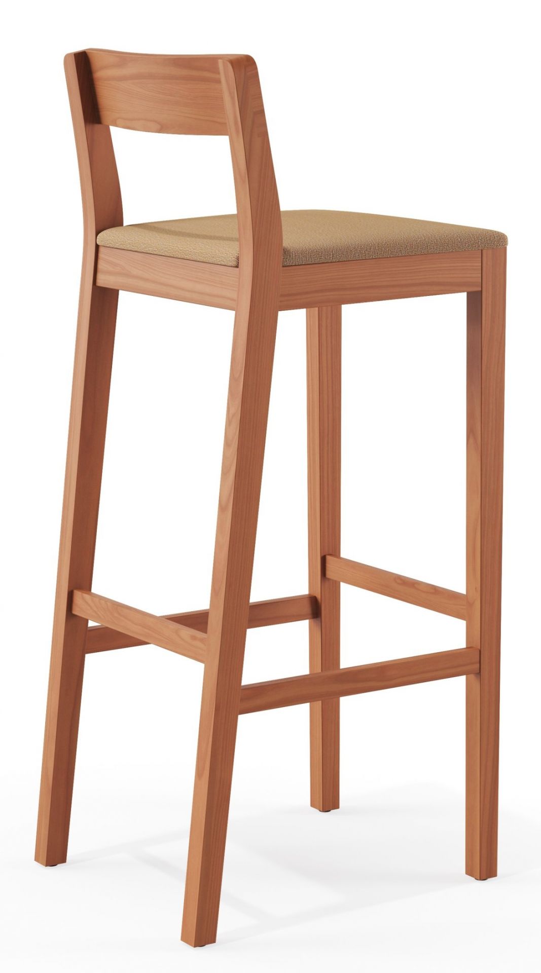 Sit tabouret de bar en bois avec coussin d'assise Zeitraum