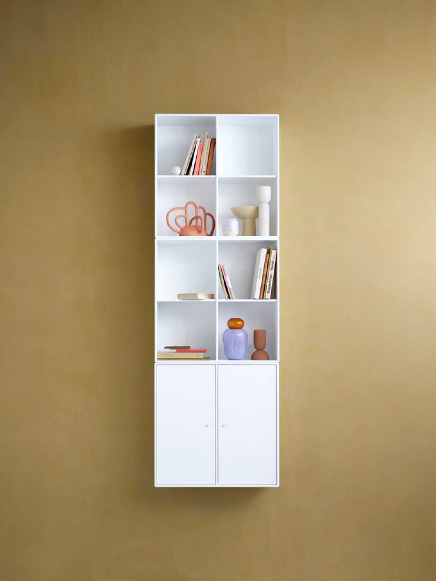 Armoire suspendue combinaison 3 pour 2 NEW WHITE Montana