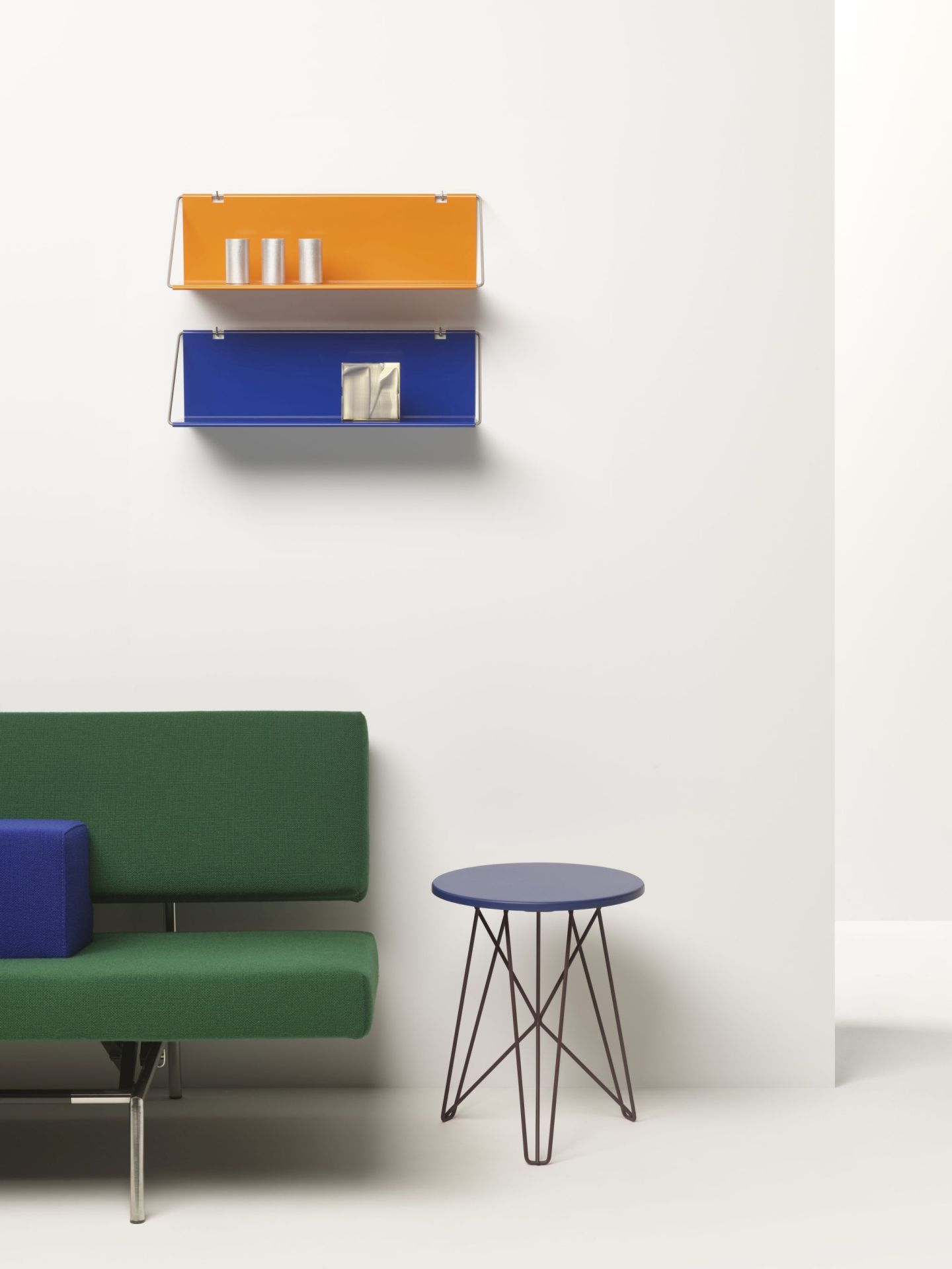 Ijhorst Tabouret / Table d'appoint jaune zinc Spectrum