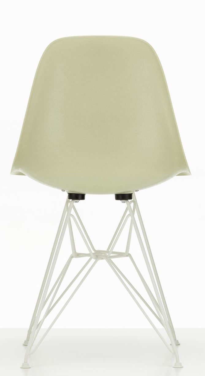 Eames Fiberglass Chair DSR chaise avec coussin d'assise Vitra