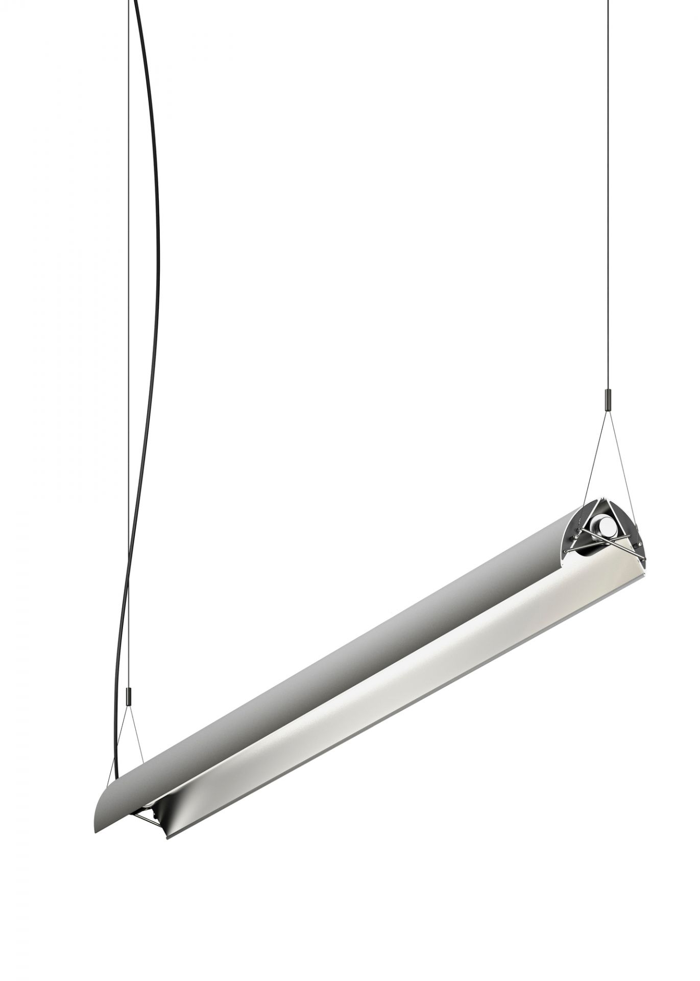Updown 30 Lumière pendentif Belux Noir 3000K Dimmable