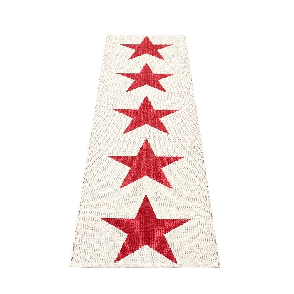Viggo One Tapis synthétique 70x250 cm Pappelina Rouge