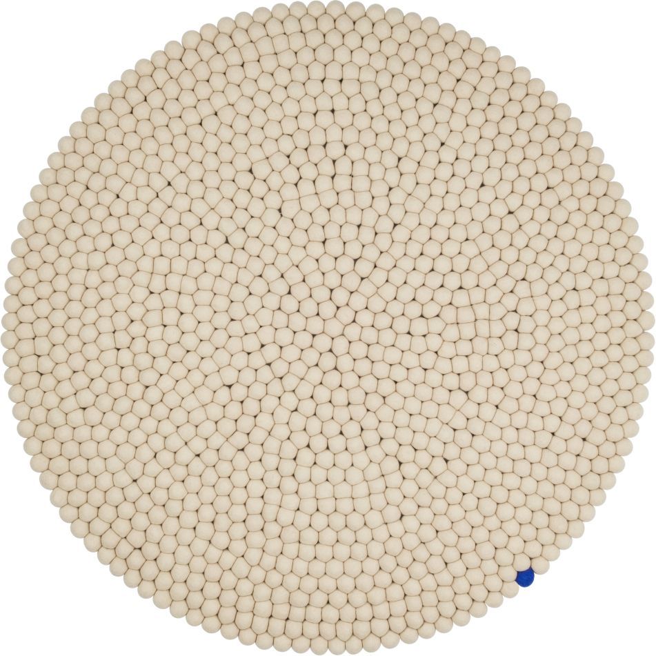 Big One Rund Tapis en feutre Ø 200 cm myfelt Beige