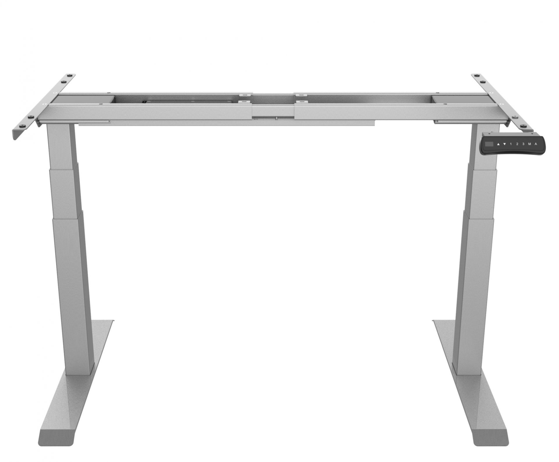 Hiplift piètement réglable en hauteur électrique büroforum Argent