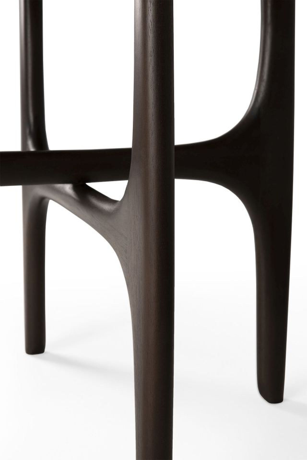 PI Table d'appoint acajou laqué marron foncé Ethnicraft