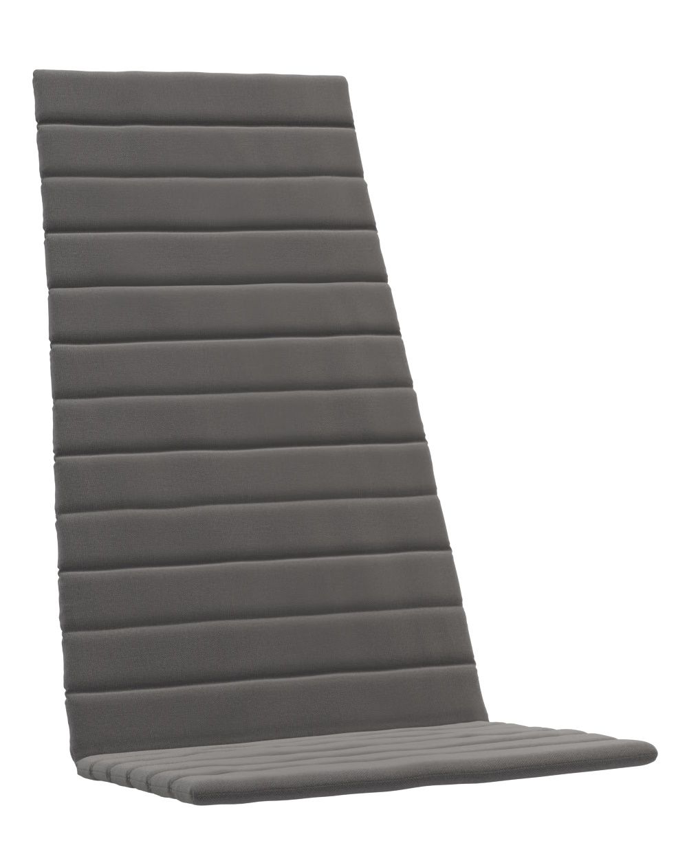 Between Lines Coussin d'assise pour chaise longue d'extérieur Skagerak by Fritz Hansen Charcoal