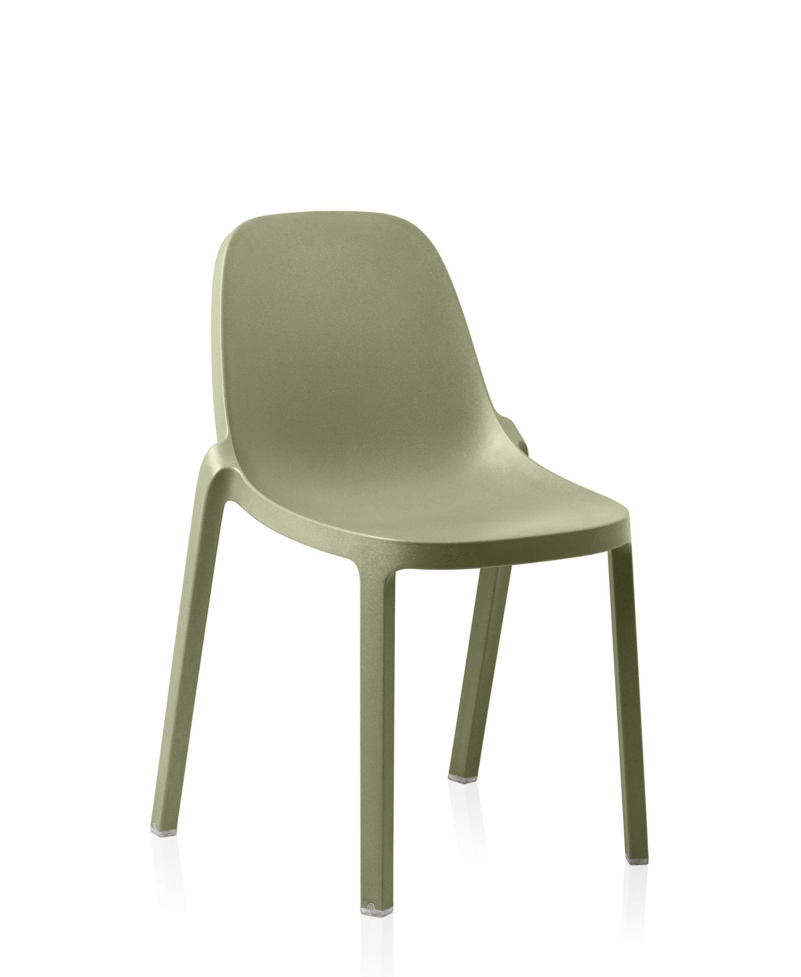 Broom Stacking Chair chaise empilable Vert sauge Emeco