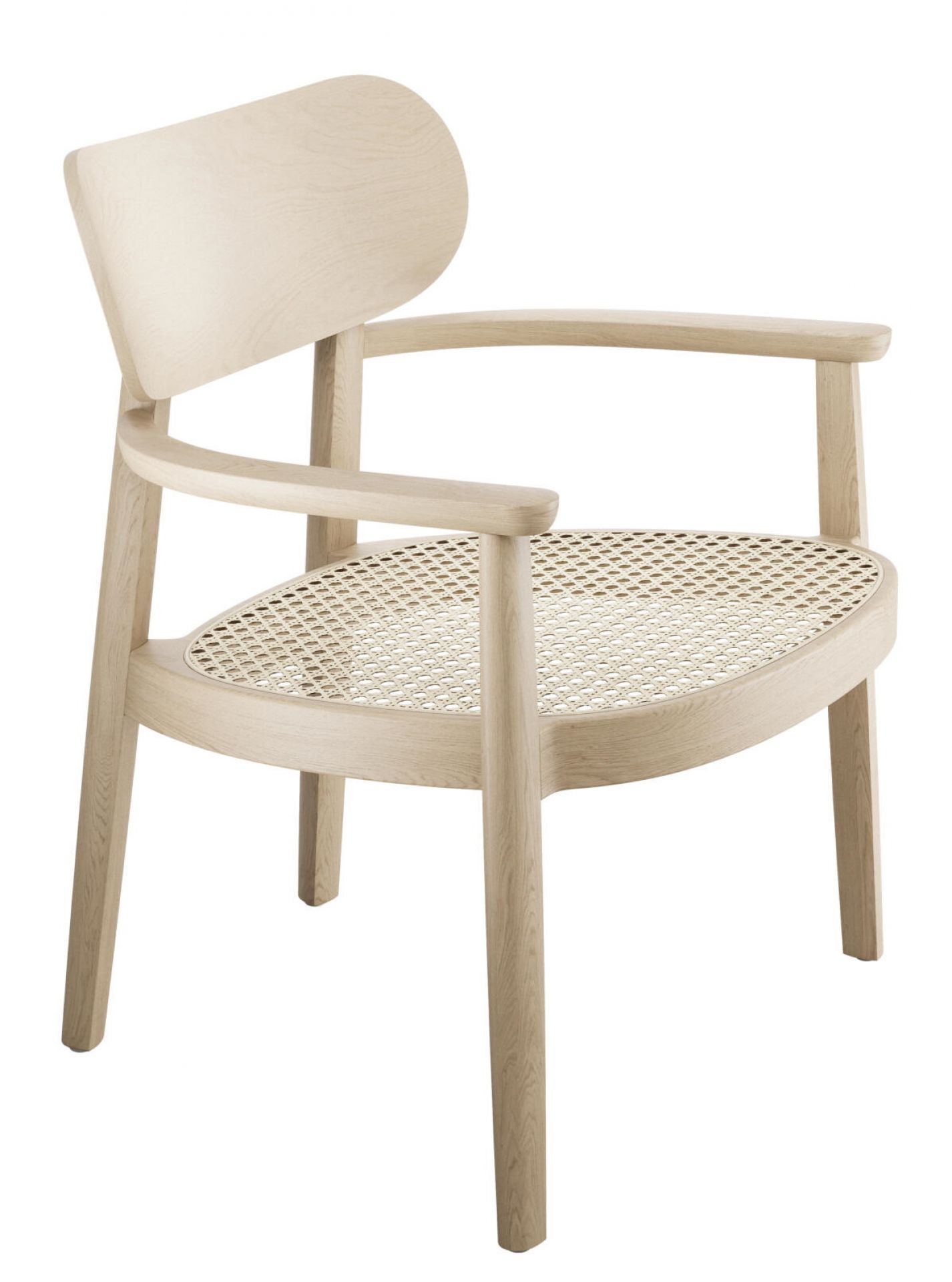 Fauteuil en bois avec accoudoirs 119 MF Thonet 
